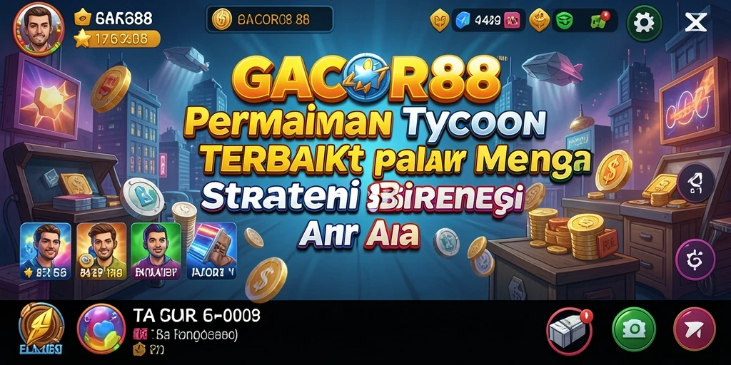 Tampilan menarik gameplay GACOR88 dengan elemen Tycoon yang seru.