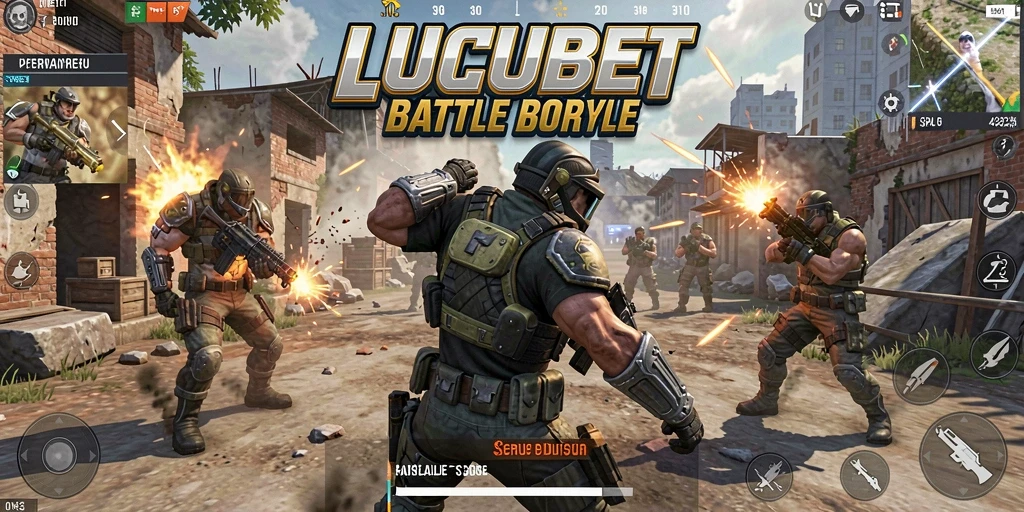 Gameplay seru LUCUBET dalam pertempuran Battle Royale.