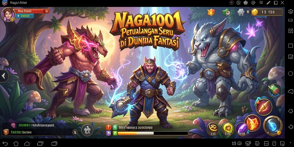 Tampilan gameplay seru NAGA1001 di dunia fantasi.