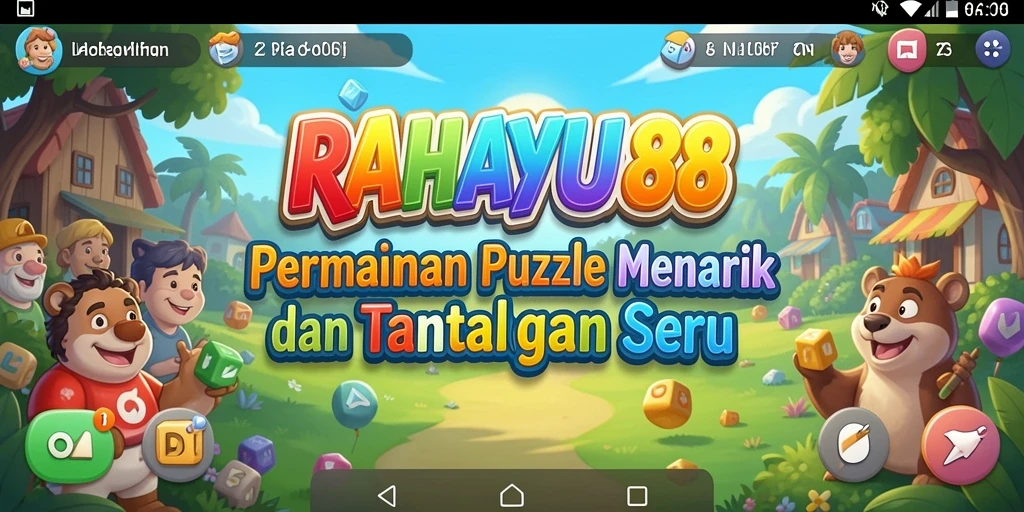 Tampilan gameplay yang seru di RAHAYU88 dengan tantangan Puzzle.