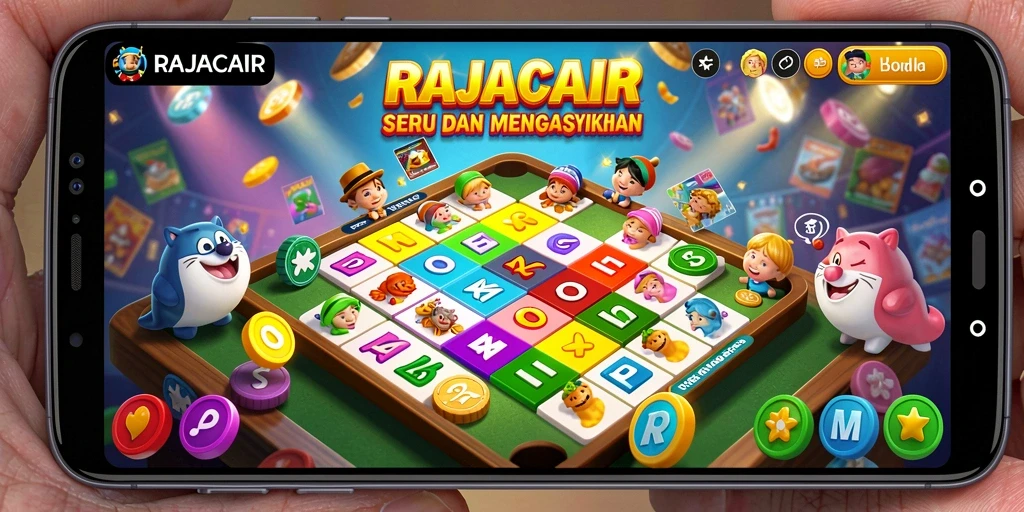 Tampilan gameplay menarik dalam aplikasi Bingo RAJACAIR.