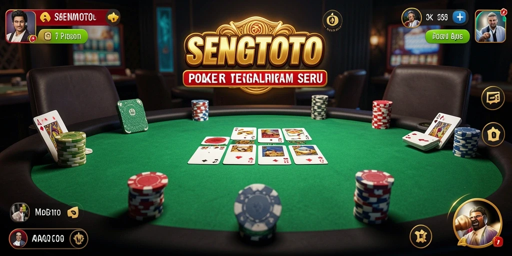 Gameplay seru Poker di SENGTOTO dengan pemain nyata.