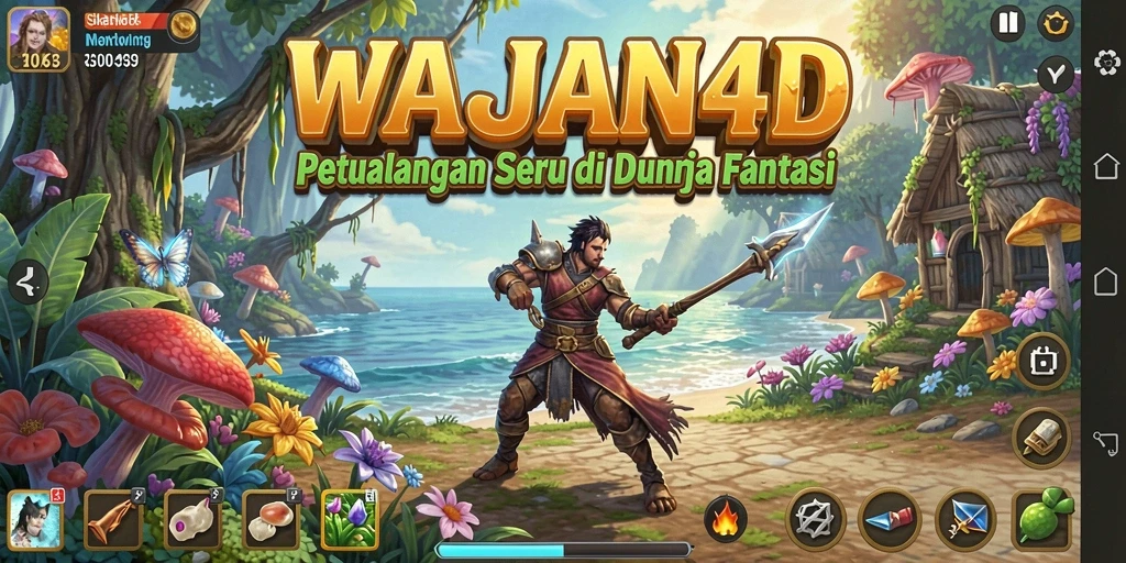 Tampilan luar biasa dari gameplay ARPG di WAJAN4D.